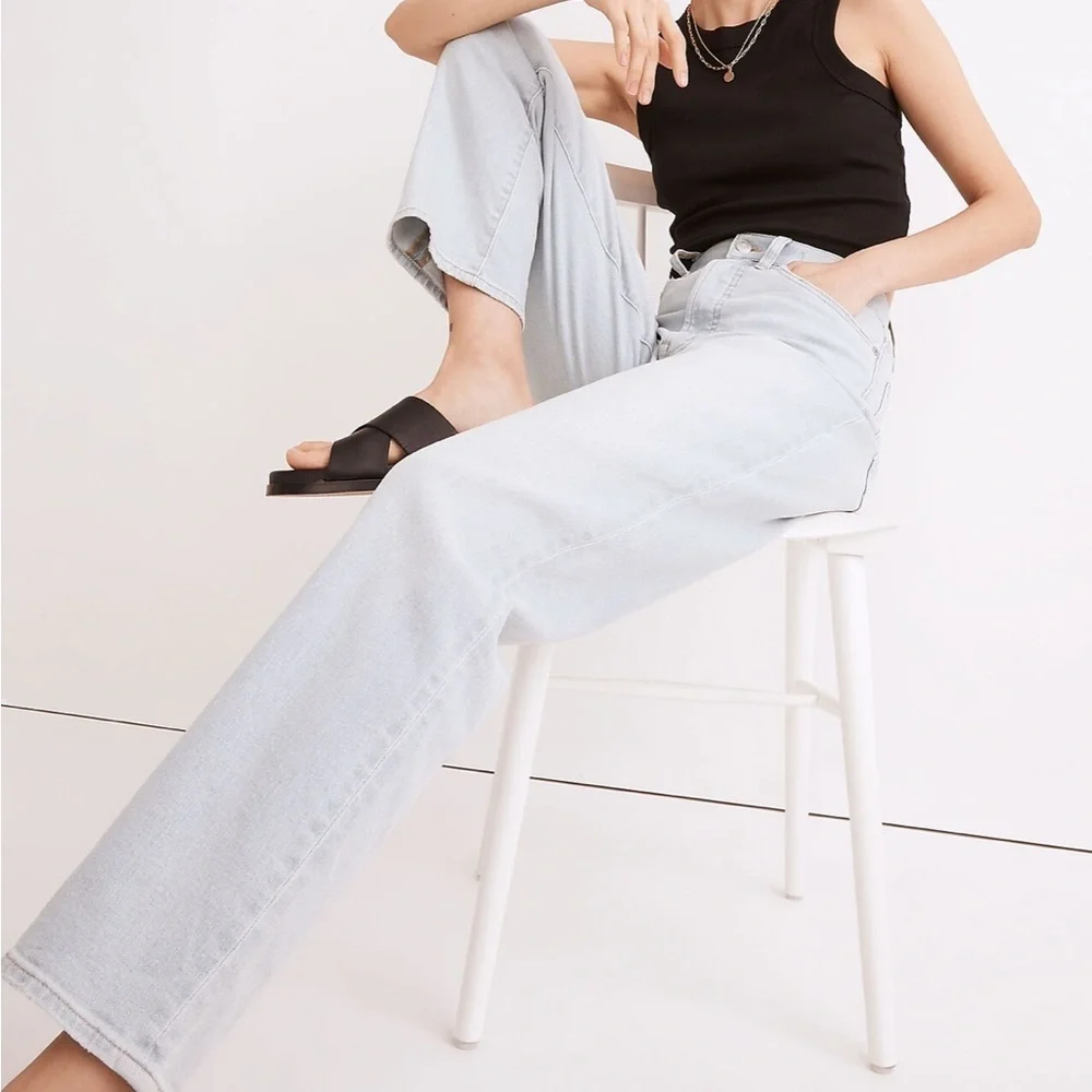 The Perfect Vintage Straight Jean in Mosedale Wash size 29 - Picture 2 of 13